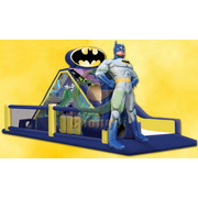 funny inflatable Batman slide